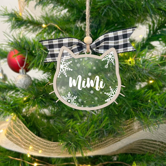 Personalized Pet 2024 Ornament, Pet Paw Ornament, Custom Pet Christmas Ornament, Pet Lover 2024 Ornament, CF42 - 19Gifts