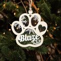 Personalized Pet 2024 Ornament, Pet Paw Ornament, Custom Pet Christmas Ornament, Pet Lover 2024 Ornament, CF42 - 19Gifts