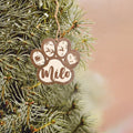 Personalized Pet 2024 Ornament, Pet Paw Ornament, Custom Pet Christmas Ornament, Pet Lover 2024 Ornament, CF42 - 19Gifts