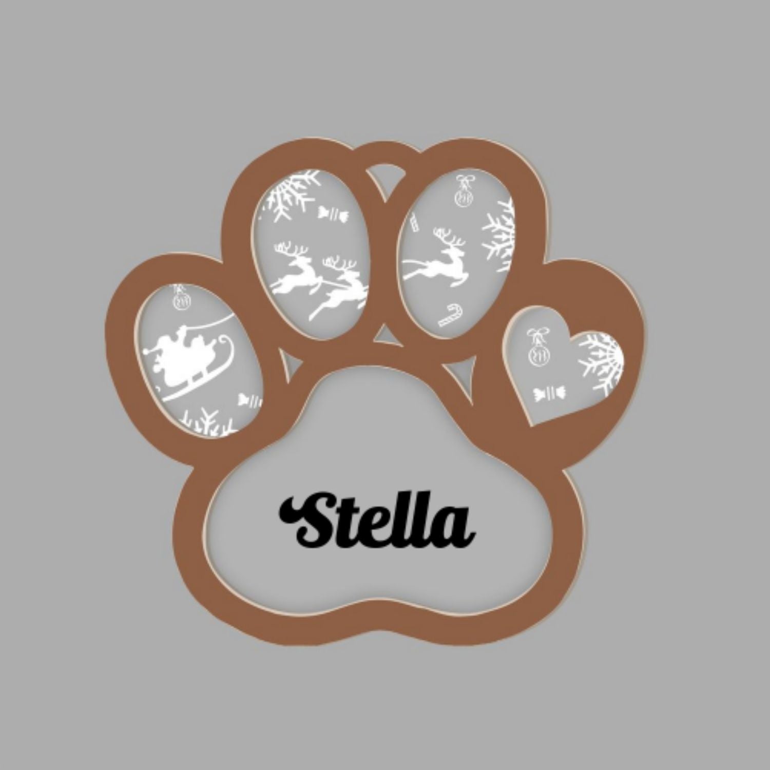 Personalized Pet 2024 Ornament, Pet Paw Ornament, Custom Pet Christmas Ornament, Pet Lover 2024 Ornament, CF42 - 19Gifts