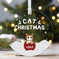 Personalized Pets Ornament, Christmas Ornament, Cat Ornament CF267 - 19Gifts