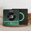 Personalized Photo & Music Fridge Magnets, Vinyl Record Play Song Music Box Fridge Decor With Your Photo MG06 - 19Gifts