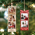 Personalized Photo Strip Ornament, Christmas Ornament Photo Frame CF681 - 19Gifts