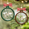 Personalized Travel Adventure Ornament, 4D Shake Traveling Destination Ornament CF747 - 19Gifts