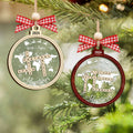 Personalized Travel Adventure Ornament, 4D Shake Traveling Destination Ornament CF747 - 19Gifts
