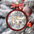 Personalized Travel Adventure Ornament, 4D Shake Traveling Destination Ornament CF747 - 19Gifts