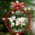 Personalized Travel Adventure Ornament, 4D Shake Traveling Destination Ornament CF747 - 19Gifts