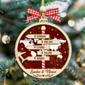 Personalized Travel Adventure Ornament, Couple Traveling Destination Ornament CF745 - 19Gifts