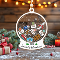 Personalized Travel Adventure Ornament, Traveling Destination Ornament, CF654 - 19Gifts