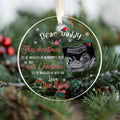 Personalized Ultrasound Ornament, Dear Daddy Ornament, Gift for New Dad AV03-27 - 19Gifts