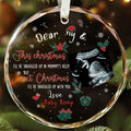 Personalized Ultrasound Ornament, Dear Daddy Ornament, Gift for New Dad AV03-27 - 19Gifts