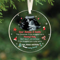 Personalized Ultrasound Ornament, This Christmas Baby Bump To Daddy and Mommy Ornament AV03-26 - 19Gifts