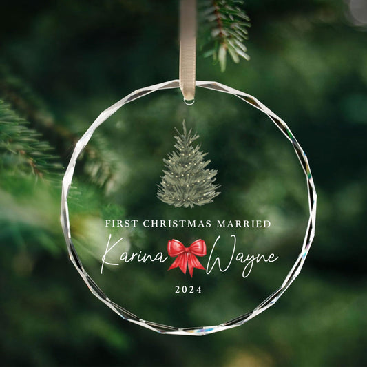 Personalized Wedding Christmas Ornament, Custom Location Map Wedding Ornament GX05-15 - 19Gifts