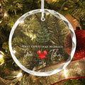 Personalized Wedding Christmas Ornament, Custom Location Map Wedding Ornament GX05-15 - 19Gifts