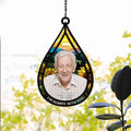 Personalized Window Hanging Suncatcher Photo Ornament, Memorial Gift Teardrop, Memorial Suncatcher CF686 - 19Gifts