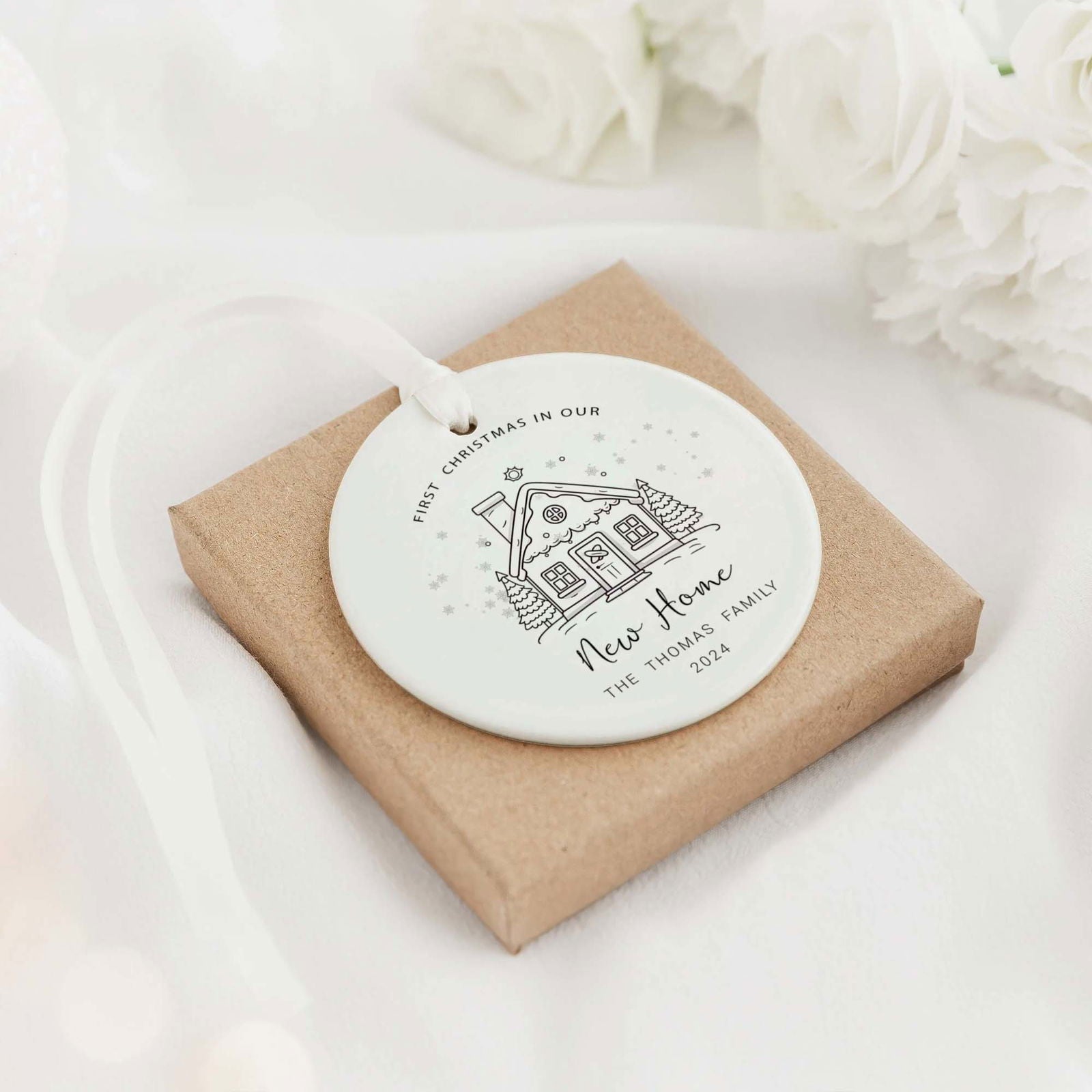 Personalzed First Christmas in our New Home 2024 Ornament CX06-6 - 19Gifts