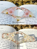 Real Birth Flower Book Page Holder, Floral Resin Thumb Page Holder - 19Gifts