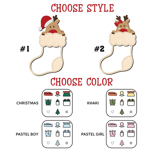 Reindeer Baby's First Christmas Ornament 2024, Shake Babies Ornament CF136 - 19Gifts