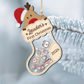 Reindeer Baby's First Christmas Ornament 2024, Shake Babies Ornament CF136 - 19Gifts
