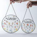 Sisters Are Different Flowers From The Same Garden Personalized , Birthday Christmas Just Because Gift For Sisters, Besties, Memorial Sympathy Keepsake SC124 - 19Gifts