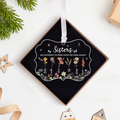 Sisters Personalized Acrylic Ornament, Christmas Gift For Sisters, Siblings, Besties, CF660 - 19Gifts