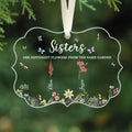 Sisters Personalized Acrylic Ornament, Christmas Gift For Sisters, Siblings, Besties, CF660 - 19Gifts
