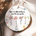 Sisters Personalized Ceramic Ornament, Christmas Gift For Sisters, Siblings, Besties, CX06-55 - 19Gifts
