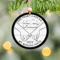 The Year I Found My Missing Piece Couples - Personalized 2-Layered Wooden Ornament CF298 - 19Gifts