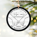 The Year I Found My Missing Piece Couples - Personalized 2-Layered Wooden Ornament CF298 - 19Gifts