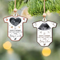 Ultrasound Baby's First Christmas Ornament, Birth Announcement Ornament CF709 - 19Gifts