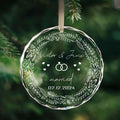 Wedding Christmas Ornament, Custom Location Map Wedding Ornament GX05-8 - 19Gifts