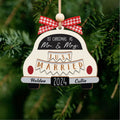 Wedding Gifts, Two Layer First Christmas Married Ornament 2024, OW03-01 - 19Gifts