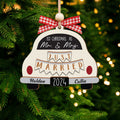 Wedding Gifts, Two Layer First Christmas Married Ornament 2024, OW03-01 - 19Gifts