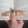 Wooden Thumb Page Holder, Page Spreader, Gift for Book Lovers, PH01 - 19Gifts