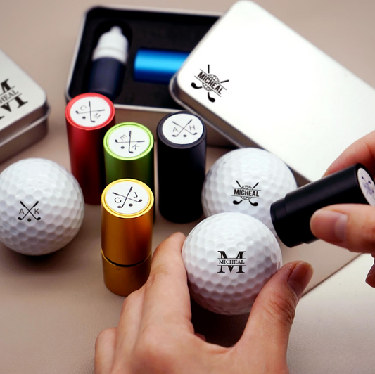 Custom Golf Ball Stamp Box, Personalized Golf Stamps, Gift for Golfer, Golf Ball Marker, Golf Accessories, Gifts For Men, Fathers Day Gift GIF01
