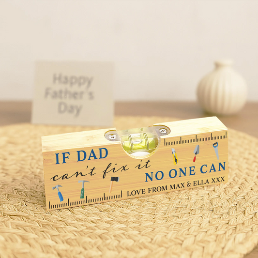 Dad Birthday Gift, Bottle Opener For Grandad, Wooden Spirit Level, Bottle Opener Present, Fathers Day Gift, First Fathers Day as my Daddy GIF03